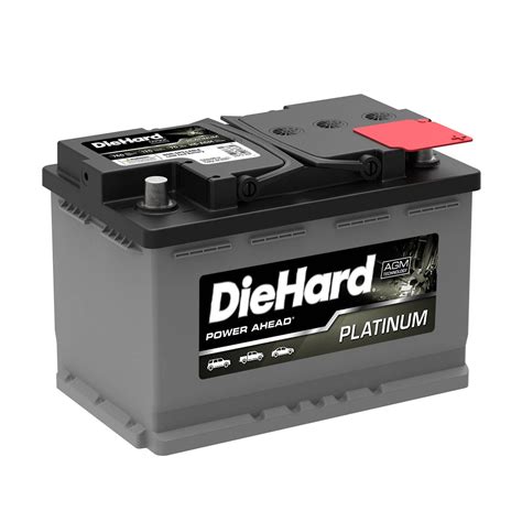 DieHard Platinum AGM Battery - Group Size 48 (Price with Exchange)