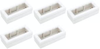 Switchboard Wall Enclosure, 6 Module, Glossy Premium, Brass Nuts ...