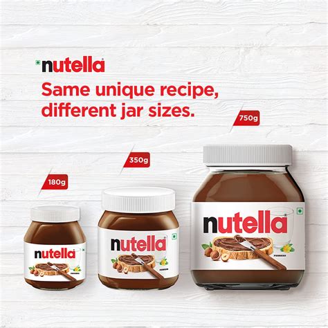 Nutella Jar Sizes