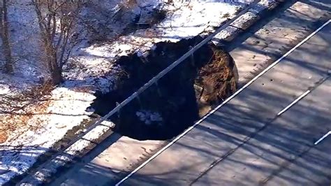 Sinkhole on New Jersey interstate was caused by collapse of abandoned ...