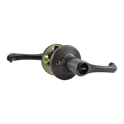 Kwikset Dorian Lever Privacy Door Lock with New Chassis and 6AL Latch ...