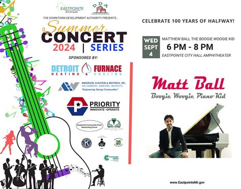 Eastpointe Summer Concert Series - Halfway Centennial Celebration ...