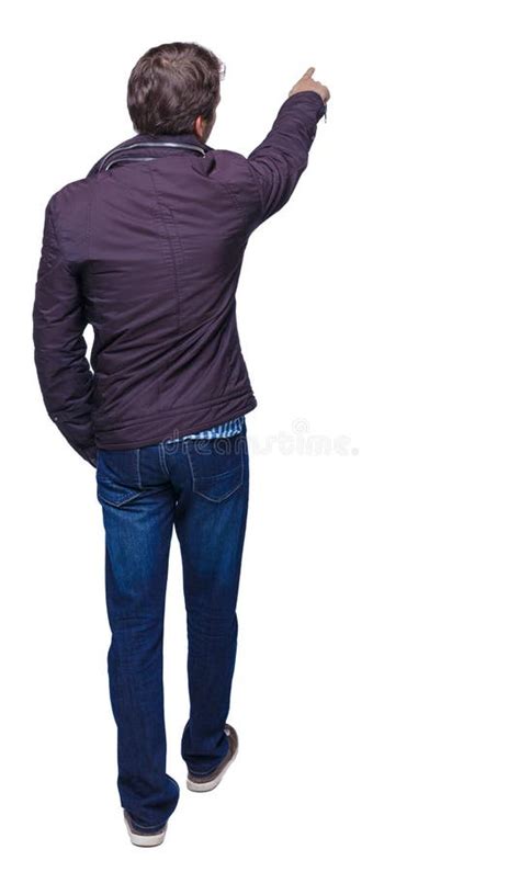 Man Pointing Back View 的图像结果