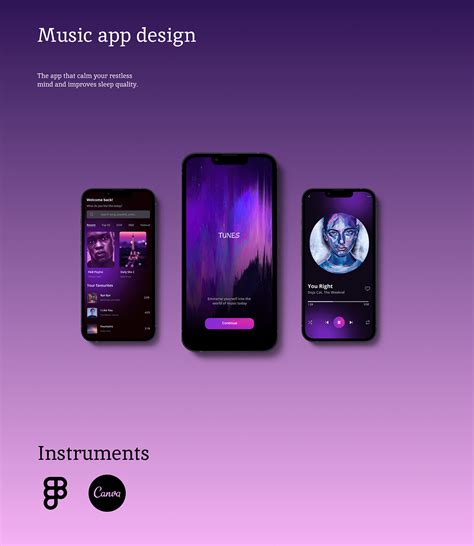 Tunes | Music App | UI Design on Behance