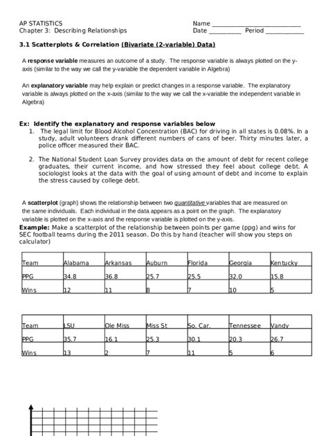Image result for AP Statistics Chapter 3 Test