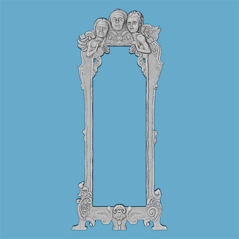 🪞 The Conjuring Inspired Mirror Frame・ STL File for 3D printing・Cults