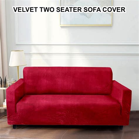 Buy CORTINA Velvet 2-Seater Sofa Cover from Cortina at just INR 2699.0