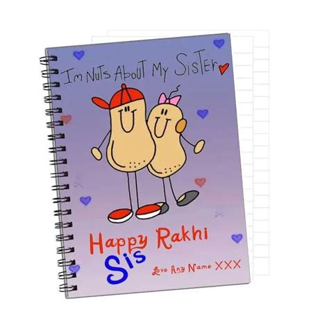 Buy Personalised Nuts About Sister Notebook Online at Best Prices ...