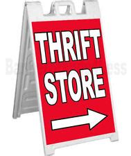 THRIFT STORE Sidewalk Sign A-Frame Signicade Banner India | Ubuy