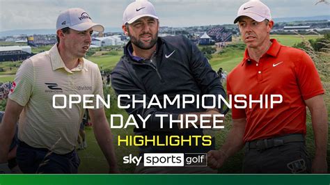 The Open: Scottie Scheffler takes big lead into final day at Royal ...