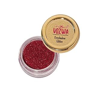 Buy Vozwa Red Holographic Glitter Eyeshadow Online at Low Prices in ...