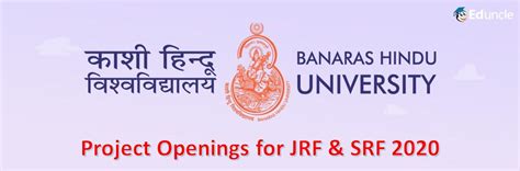Banaras Hindu University Vacancies 2020 : for the Post of JRF & SRF