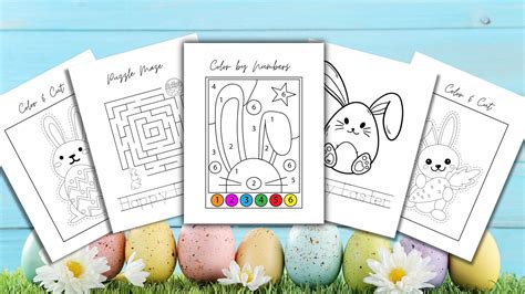 5 Free Preschool Easter Activity Pages - HOW TO START A HOME DAYCARE