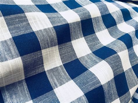 14 Blue And White Gingham Fabric
