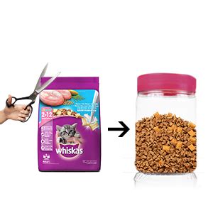 Whiskas Kitten Cat Food Combo - Ocean Fish Dry, 1.1kg (Pack of 2 ...