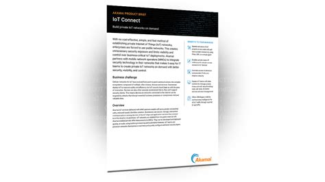 IoT Connect | Akamai