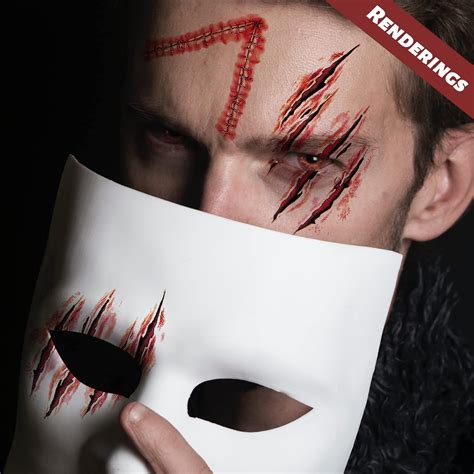 Winthrop 30 Sheets Halloween Temporary Tattoos, Horror Stitch India | Ubuy