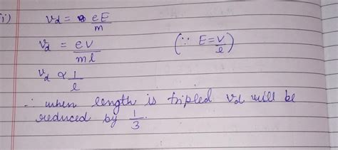 a conductor of length L is connected to a d.c source of emf E. If the ...