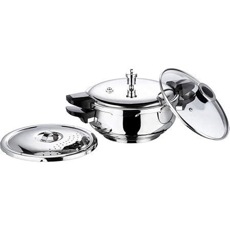 Buy Prestige Svachh FLIP-ON Mini SS Pressure Cooker 18 cm-2 L with ...