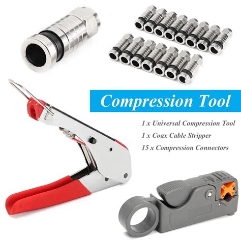 Image result for Coax Cable Compression Tool Kit