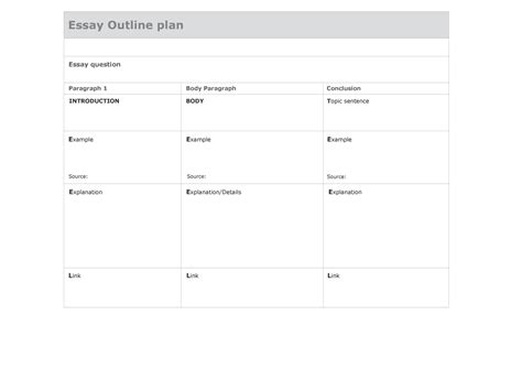 Image result for Writing Outline Example