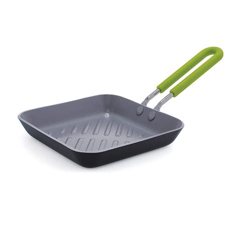 Buy GreenPan Ceramic Non-Stick Mini Square Toast Pan, Grey Online at ...