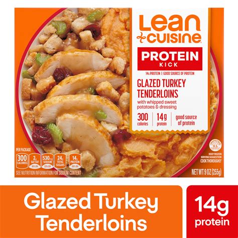 Lean Cuisine Protein Kick Turkey Tenderloins, with Whipped Sweet ...