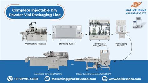 Dry Powder Vial Packaging Line Manufacturer, Supplier from Ahmedabad