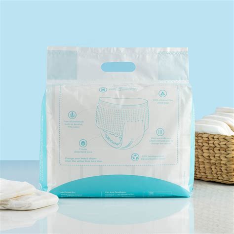 Nappico Bamboo Tape Diapers (9-14Kg) – Pack of 25