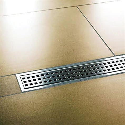 LIDCO Linear Grating Shower Drain Channel for Bathroom, Roof, Terrace ...