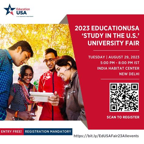 2023 EducationUSA ‘Study in the U.S.’ University Fair, India Habitat ...