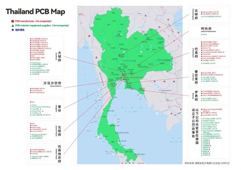 泰国PCB地图新鲜出炉,助您探寻无限商机！-电子工程专辑