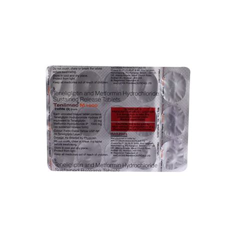 Tenlimac M - Strip of 15 Tablets : Amazon.in: Fashion