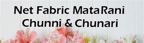 LEYSIN Set Of 12 Pcs Navratri Special Net Fabric Devi MATA Ki Chunari ...