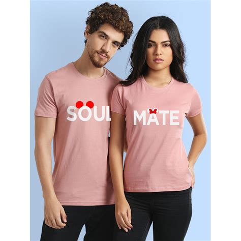 Buy Cute Soulmate Couple T Shirts Online India - Beyoung
