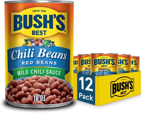 Amazon.com : BUSH'S BEST Canned Chili Magic Chili Beans Starter ...