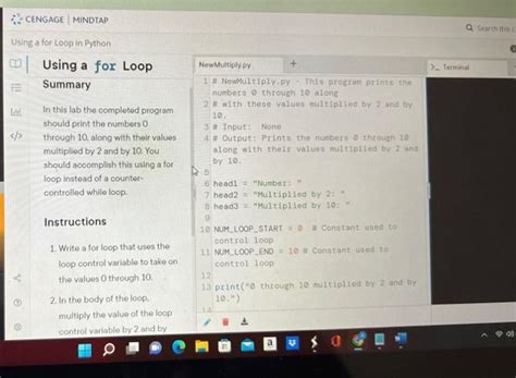 Image result for Using a for Loop in Python Cengage