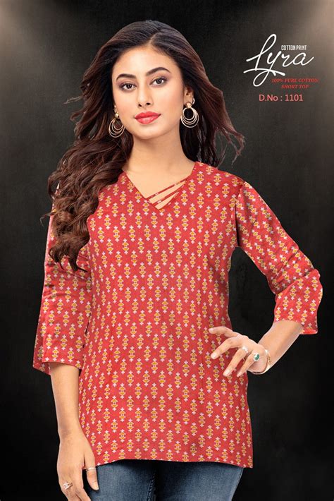 Lyra Vol 1 Printed Short Cotton Tops Collection