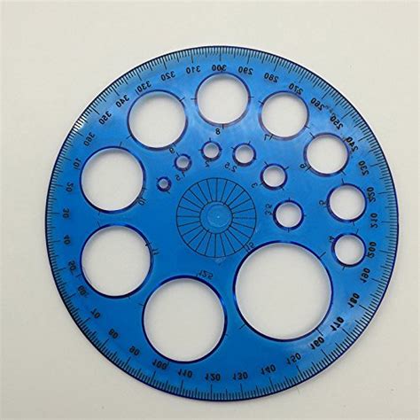 Buy Patchwork 11.5cm Diameter Circular Template Ruler In A Circular ...