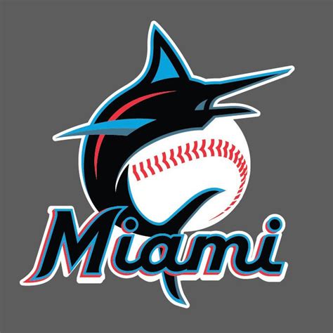 Miami Marlins Logo Sticker Vinyl Vehicle Laptop Decal | Etsy