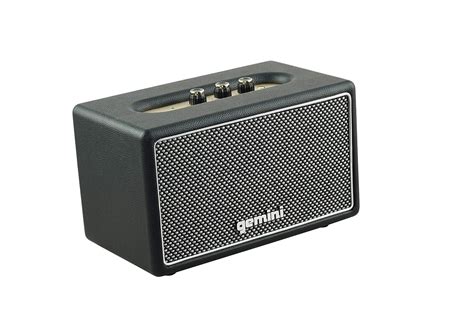 Gemini GTR-200 Retro Bluetooth Portable 40 Watt Speaker (Black ...