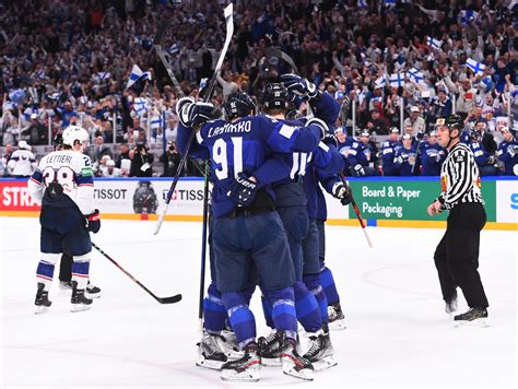 IIHF - Gallery: Finland vs United States (SF) - 2022 IIHF Ice Hockey ...