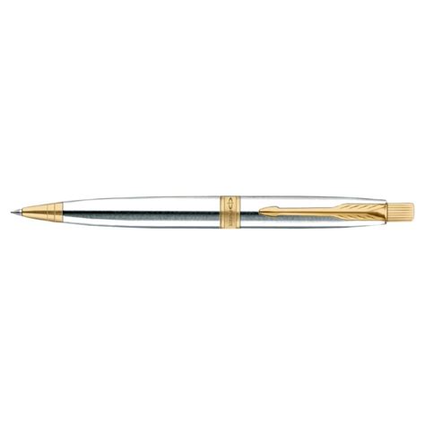 Parker Aster Shiny Chrome Gold Trim Ball Pen – SATYAM STATIONERS