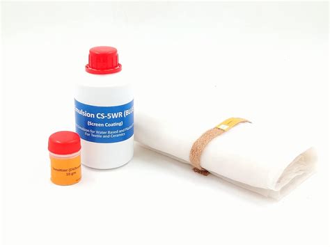 sumikrafts Screen Printing kit-Emulsion cs 5wr (Blue)-for Water Base ...