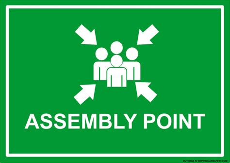 Assembly Point Signage – Milansafety