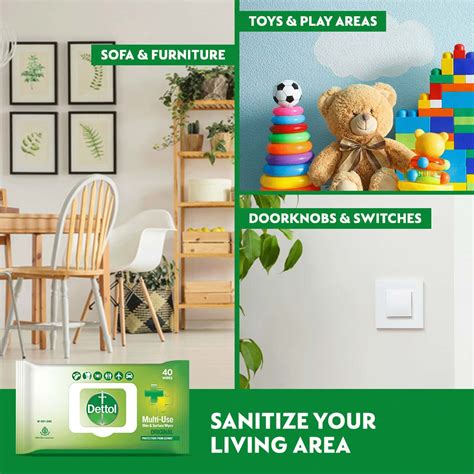 Buy DETTOL DISINFECTANT SANITIZER WET WIPES FOR SKIN & SURFACES ...