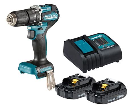 Makita DHP487SYX2 Cordless Hammer Driver Drill 18V LXT BL Brushless 13 ...