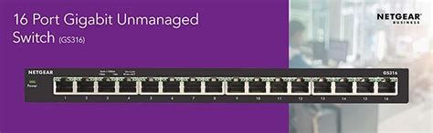 Netgear GS316 Gigabit Ethernet Unmanaged Switch - Buy Netgear GS316 ...