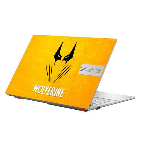Wolverine with Yellow Background Asus Vivobook Go 15 E1504G Laptop Ski