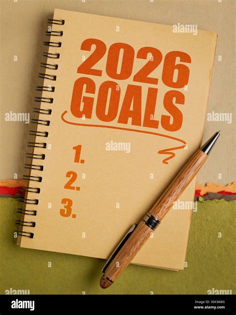 2026 goals list in hi-res stock photography and images - Alamy